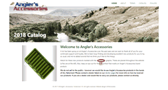 Desktop Screenshot of anglersaccessories.com