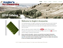 Tablet Screenshot of anglersaccessories.com